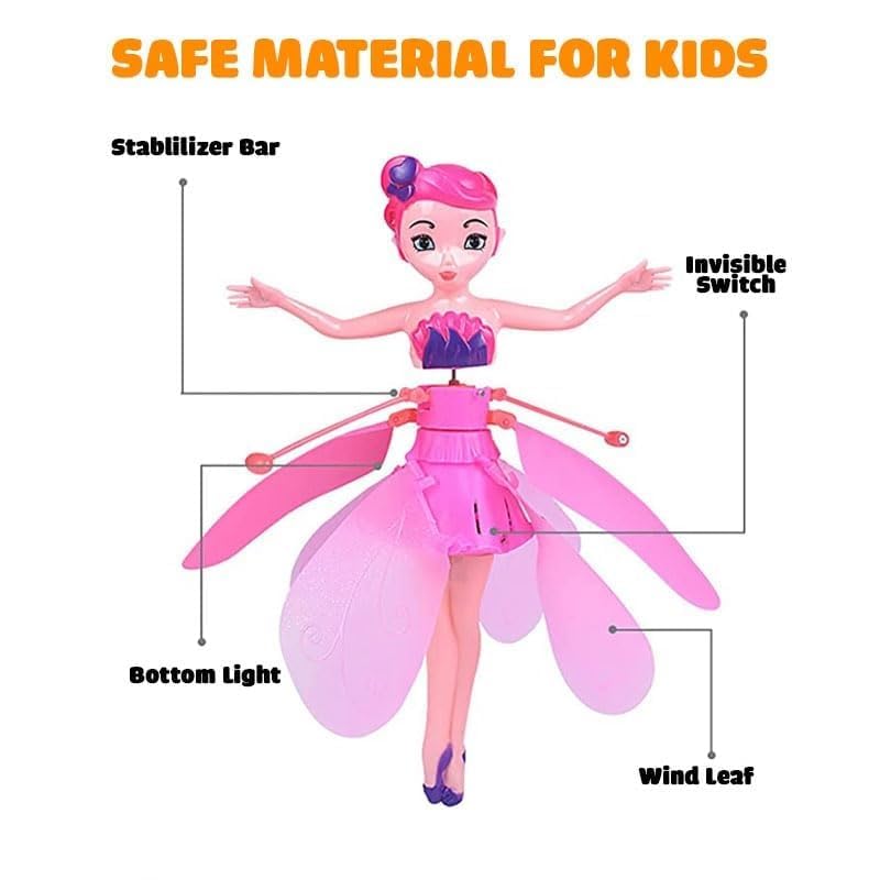 Magic Flying Fairy Doll, Sky Dancer Flying Butterfly Elf - Image 3