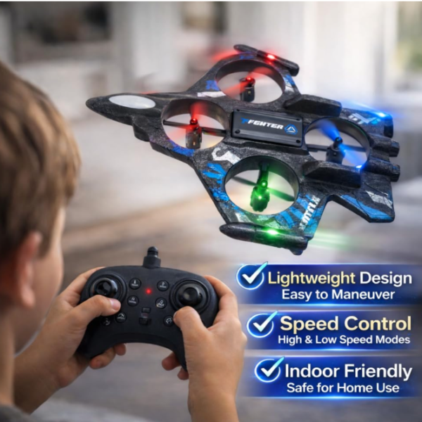 RC JET PLANE FLYING DRONE